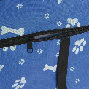 SAC DE VOYAGE POUR ANIMAUX DE COMPAGNIE BLEU