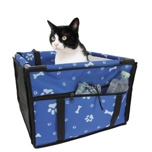SAC DE VOYAGE POUR ANIMAUX DE COMPAGNIE BLEU