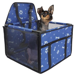 SAC DE VOYAGE POUR ANIMAUX DE COMPAGNIE BLEU