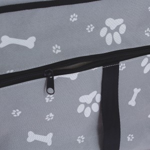 SAC DE VOYAGE POUR ANIMAUX DE COMPAGNIE GRIS