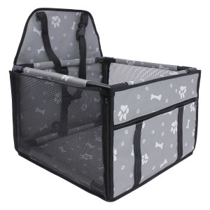 SAC DE VOYAGE POUR ANIMAUX DE COMPAGNIE GRIS