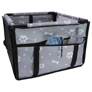 SAC DE VOYAGE POUR ANIMAUX DE COMPAGNIE GRIS