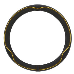 COUVRE-VOLANT CENTAURO 37-39CM. NOIR/JAUNE