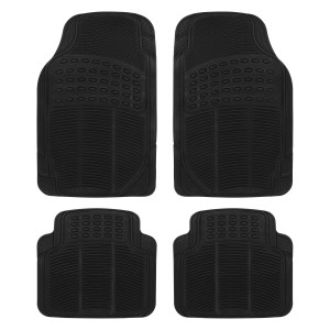 TAPIS DE SOL PVC 4PCS NOIR