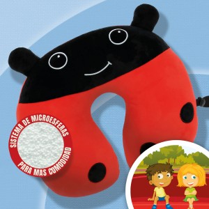 TOUR DE COU HAPPY CONFORT ENFANT COCCINELLE, OKO-TEX