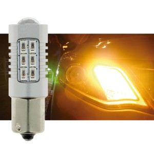 AMP. LED S800 12V P21W BA15S 1 PLOT CANBUS - AMBRE - SCT