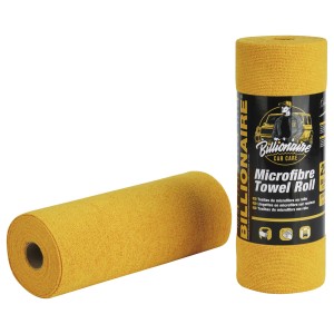 ROULEAU DE SERVIETTE EN MICROFIBRE 30*30CM BILLIONAIRE 25PCS