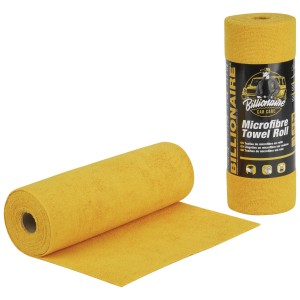 ROULEAU DE SERVIETTE EN MICROFIBRE 30*30CM BILLIONAIRE 25PCS