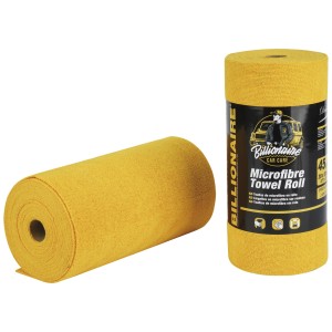 ROULEAU DE SERVIETTE EN MICROFIBRE 30*30CM BILLIONAIRE 45PCS