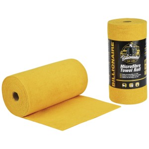 ROULEAU DE SERVIETTE EN MICROFIBRE 30*30CM BILLIONAIRE 45PCS