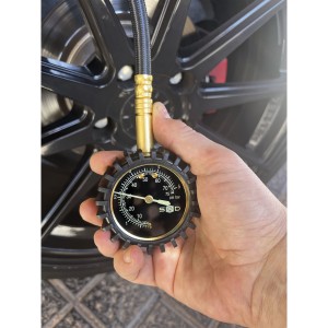 MANOMETRE ANALOGIQUE AVEC MANDRIN A 90°