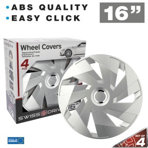 JEU D'ENJOLIVEURS 16" VOLTAGE RC SILVER