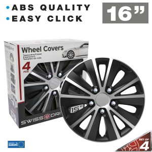 JEU D'ENJOLIVEURS 16'' NEBRASKA NC SILVER/BLACK