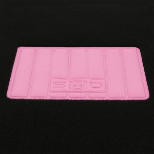 JEU DE TAPIS MOQUETTE 400G/M2 DRIVE NOIR/ROSE 4PCS