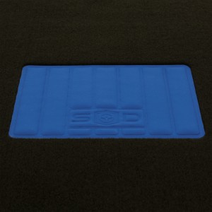 JEU DE TAPIS MOQUETTE 400G/M2 DRIVE NOIR/BLEU 4PCS