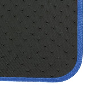JEU DE TAPIS MOQUETTE 400G/M2 DRIVE NOIR/BLEU 4PCS