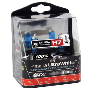 COFFRET 2 AMPOULES H7 PLASMA ULTRA WHITE