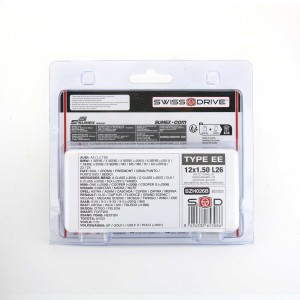 VIS ANTIVOL NOIR CHROME 12X1.50 L26 4PCS+2 CLEFS NUMERO DE SERIE