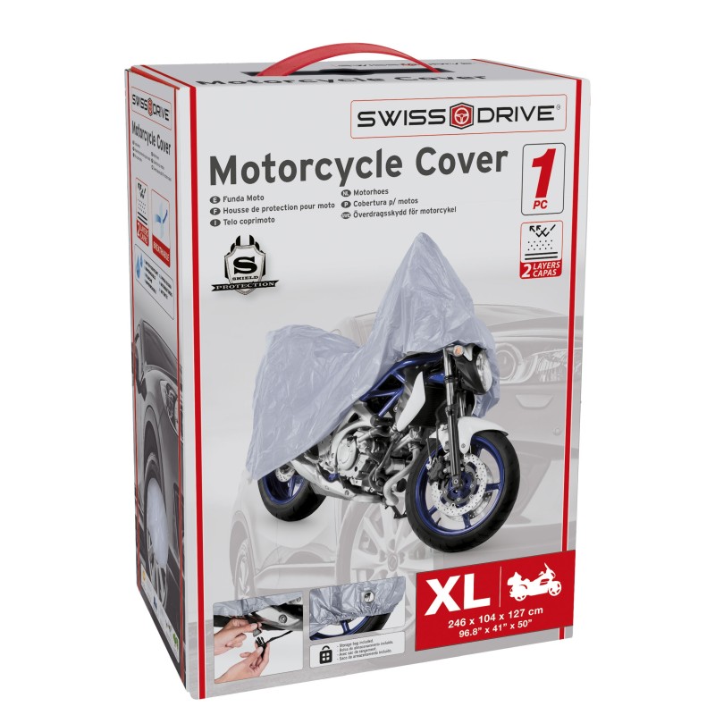 HOUSSE DE MOTO XL - 246*104*127CM