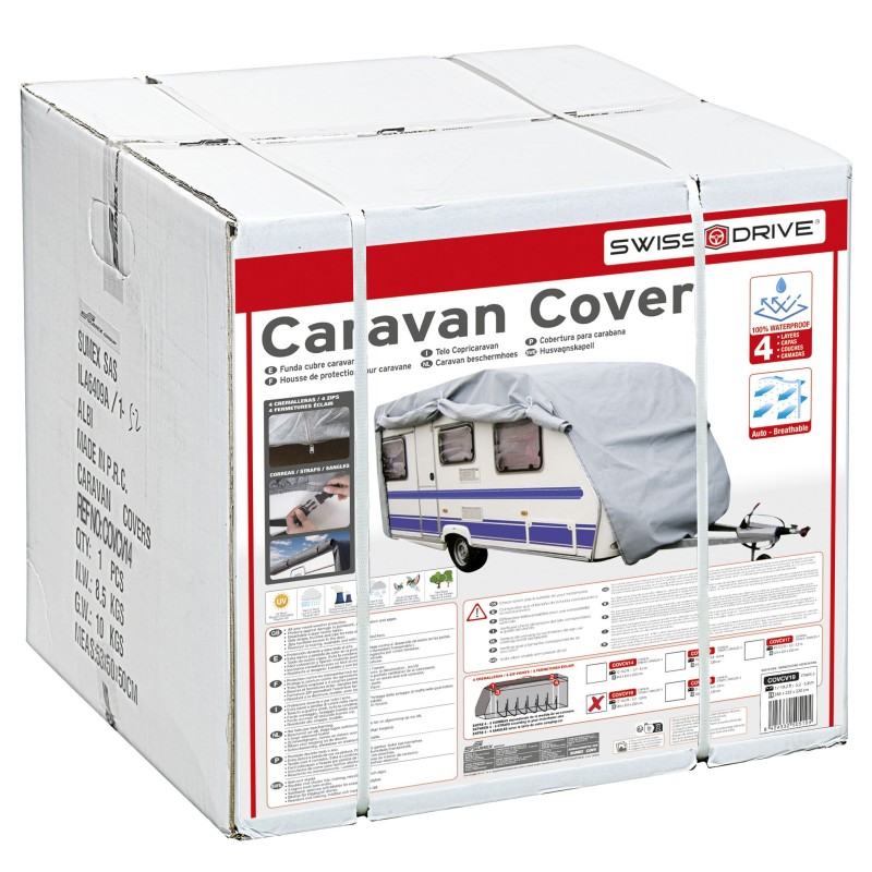 HOUSSE COUVRE CARAVANE - 585X225X220CM (5.18 a 5.79)