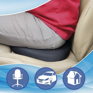 COUSSIN SWISS DRIVE A MEMOIRE DE FORME + GEL PIVOTANT 360°