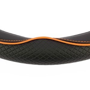 COUVRE-VOLANT CENTAURO 37-39CM. NOIR/ORANGE