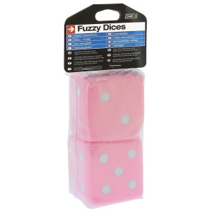 DOUBLE DES DECORATIFS A SUSPENDRE 6X6CM PINK