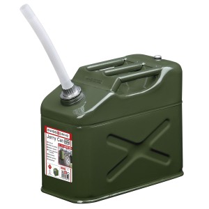 BIDON A CARBURANT METAL U.N APPROVED BOUCHON VISSABLE 10L
