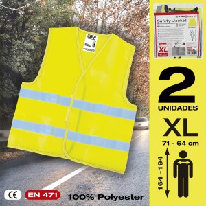 GILET REFLECHISSANT D'URGENCE HOMOL EN471