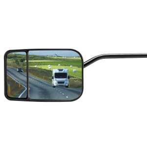 RETROVISEUR ADDITIONNEL GRAND ANGLE A 2 GLACES POUR CARAVANNE