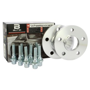 KIT DE 2 ELARGISSEURS DE VOIE 16MM 5X108 65.1 + VIS 12X1.25 PLATS