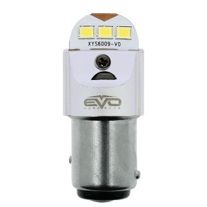 AMP.LED S800 12V P21/5W BAY15D 2 PLOTS CANBUS-6500K BLANC PURE-1PC