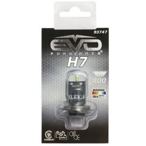 AMPOULE LED S800 12V H7 PX26D CANBUS - 6500K BLANC PURE - 1PC