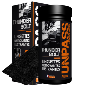 THUNDERBOLT 80 LINGETTES NETTOYANTES AUTO AVEC MICROFIBRE - MSDS
