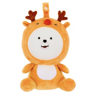 TOUR DE COU DE VOYAGE ET COMPAGNON DE VOYAGE RENNE/ORANGE, MICROBILLE
