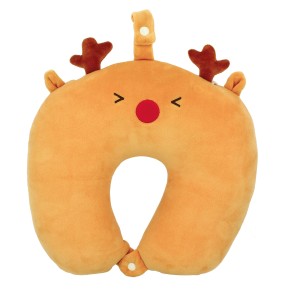 TOUR DE COU DE VOYAGE ET COMPAGNON DE VOYAGE RENNE/ORANGE, MICROBILLE