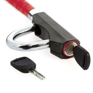 CANNE ANTIVOL SWISS DRIVE MERCURIO BLOQUE PEDALE ET VOLANT