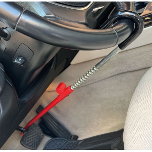 CANNE ANTIVOL SWISS DRIVE SATURNO BLOQUE PEDALE ET VOLANT