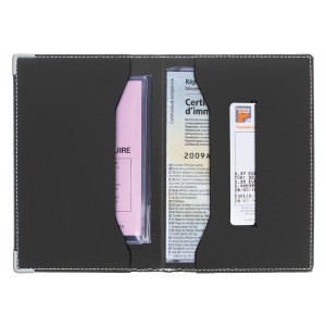 SG2831 - PORTE PAPIERS PVC LUXE PIQURE SELLIER PSG CHPS POUR VOITURE