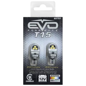 AMPOULE LED T15 CANBUS 6LEDS 2835 6000K BLANC - 2PCS