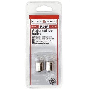 BLISTER 2 AMPOULES POSITION 12V. 5W. BA15S