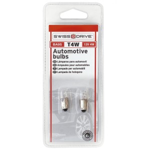 BLISTER 2 AMPOULES TEMOIN 12V. 4W. BA9S