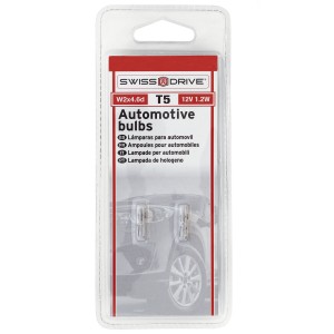 BLISTER 2 AMPOULES WEDGE 12V. 1.2W. T5 W2x4.6D
