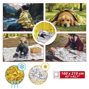 COUVERTURE DE SURVIE 1PCS 160*210CM