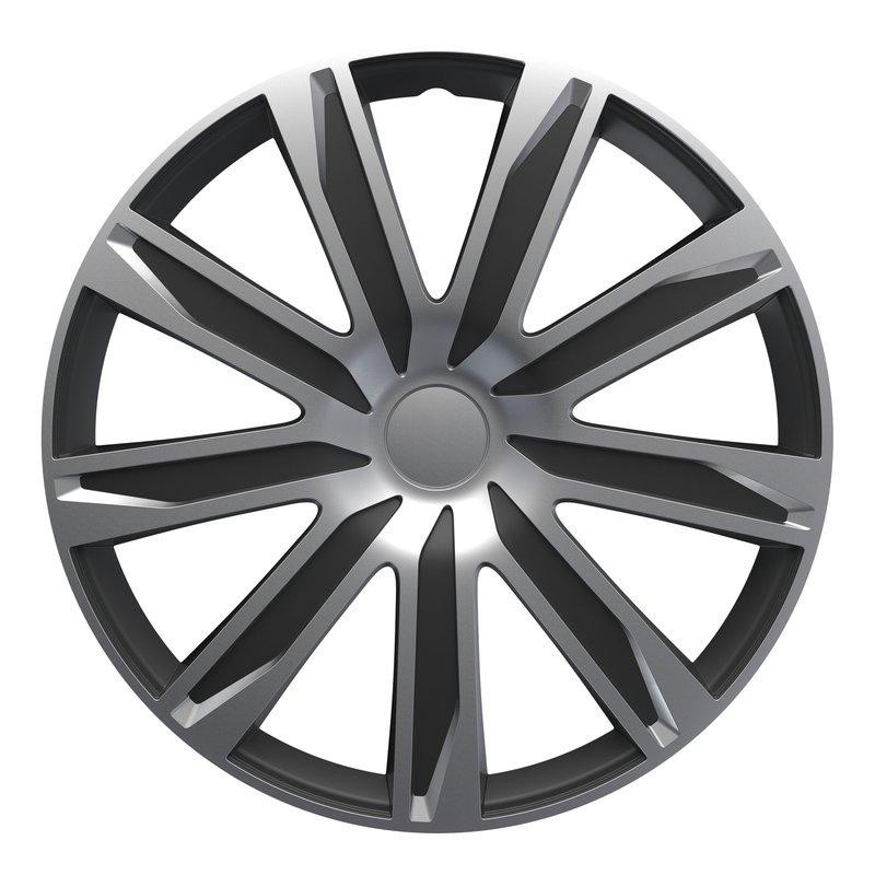JEU D'ENJOLIVEURS 15" ARIZONA SILVER/BLACK