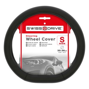 COUVRE-VOLANT A MEPLAT DT1 35-37CM. NOIR
