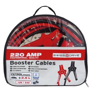 CABLES DE DEMARRAGE REC.CUIVRE 220AMP. 18MM². 3,0M. GS-TUV.