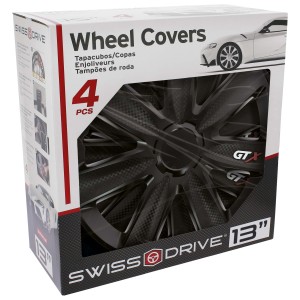JEU D'ENJOLIVEURS 13" CARBON BLACK