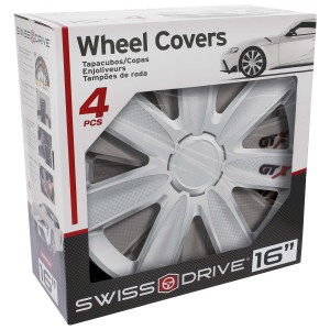 JEU D'ENJOLIVEURS 16" CARBON SILVER