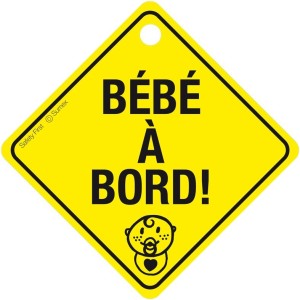 CARTEL BEBE A BORD + VENTOUSE - FDS